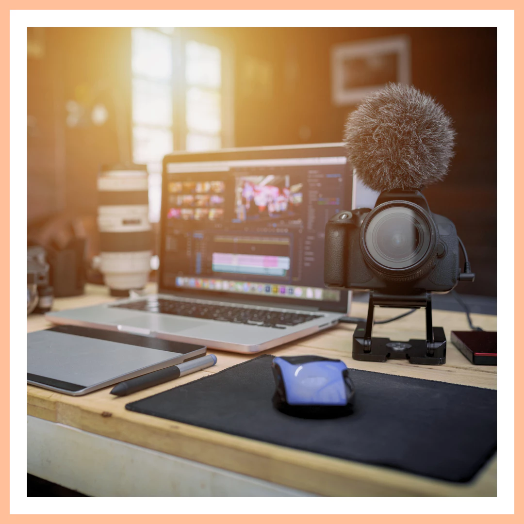 Formation YouTube – Créer et monter des vidéos professionnelles Matériel de création vidéo utilisé dans une formation YouTube